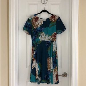 🔻Anthro coreylynncalter Flower knee/midi dress 4